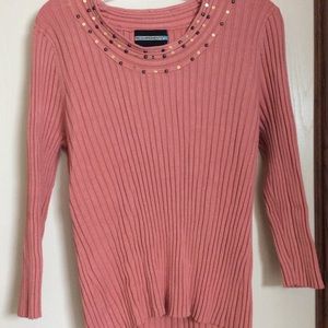 🔥 3/$20 REQUIREMENTS sweater with sequin accents